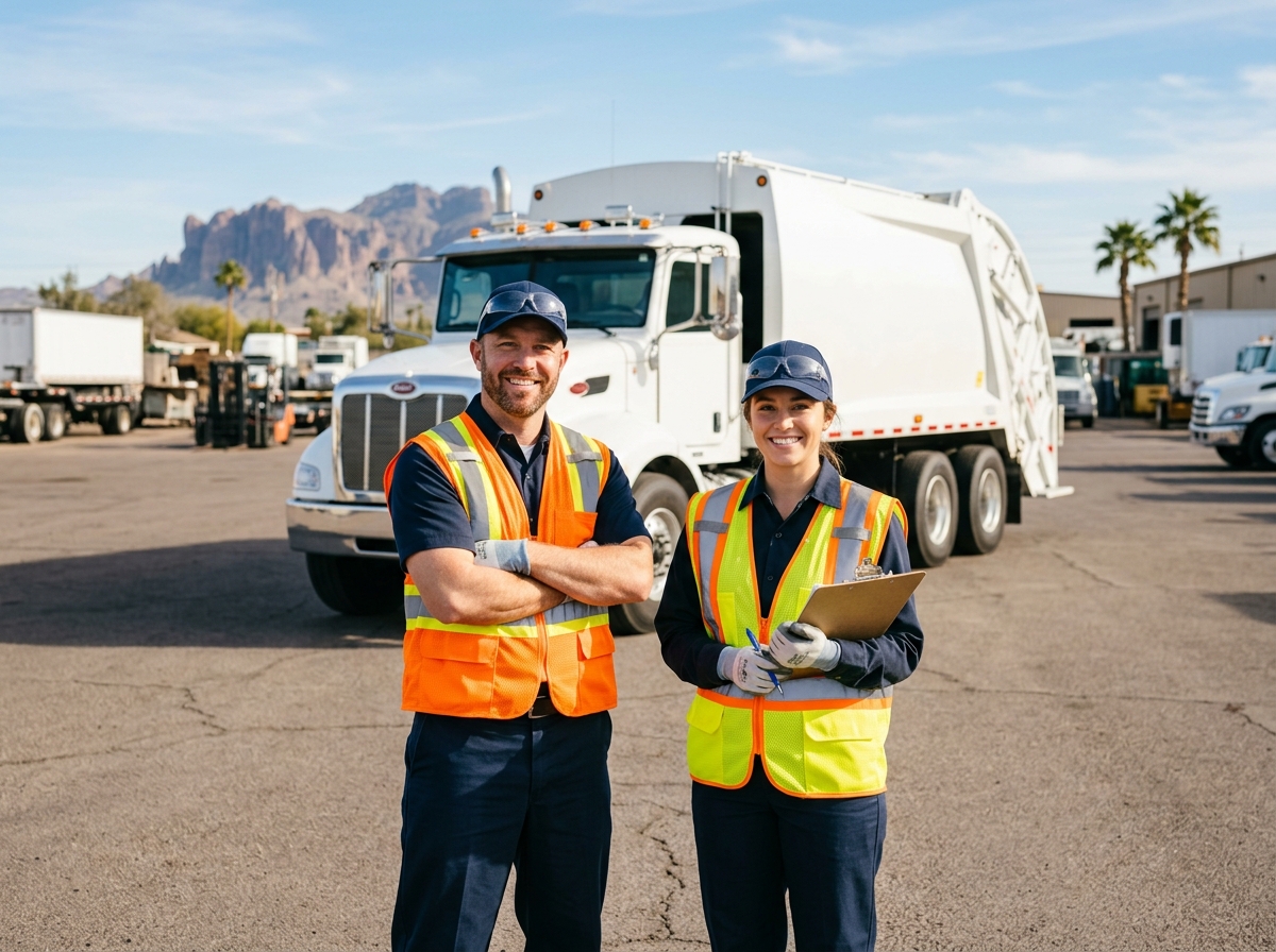 Atlas Dumpsters Rental Fleet Technicians and Dispatch