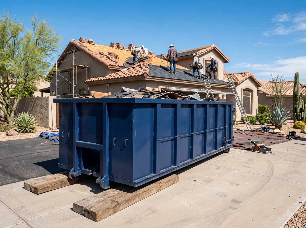 Roofing Tear-Off & Shingle Containers in Phoenix AZ